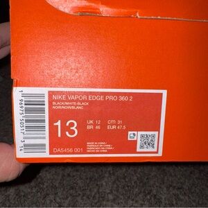 Men’s size 13 Nike vapor edge pro 360 2